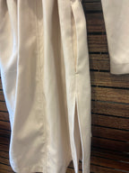 H&M Ivory Pea Coat, New, Small