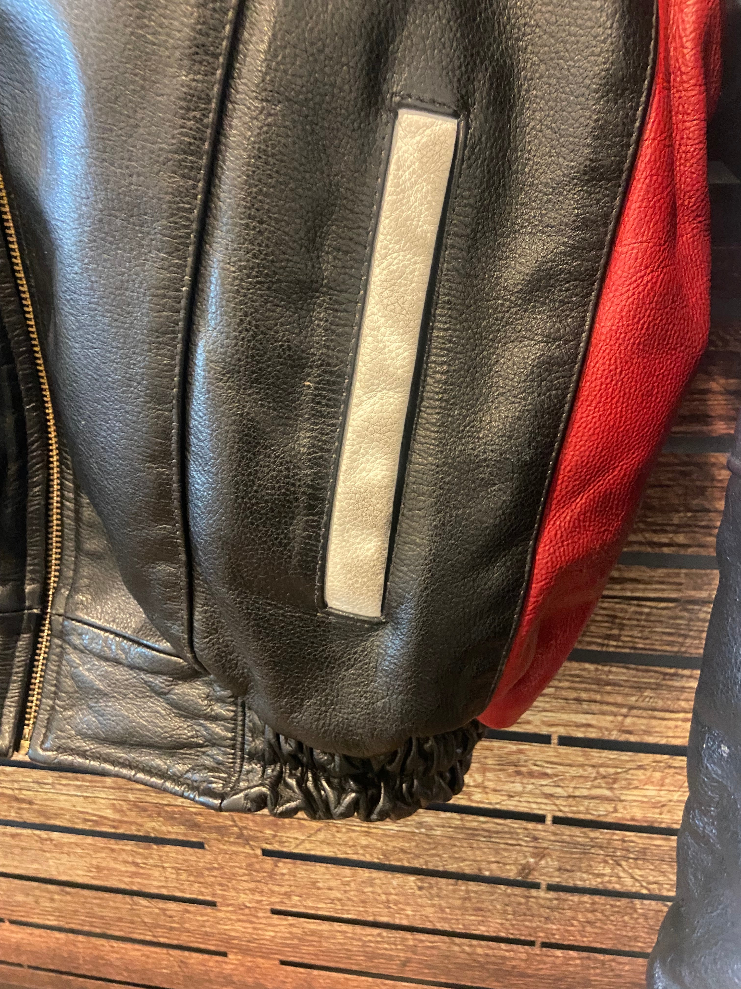 Vintage Leather Rider Jacket, Large