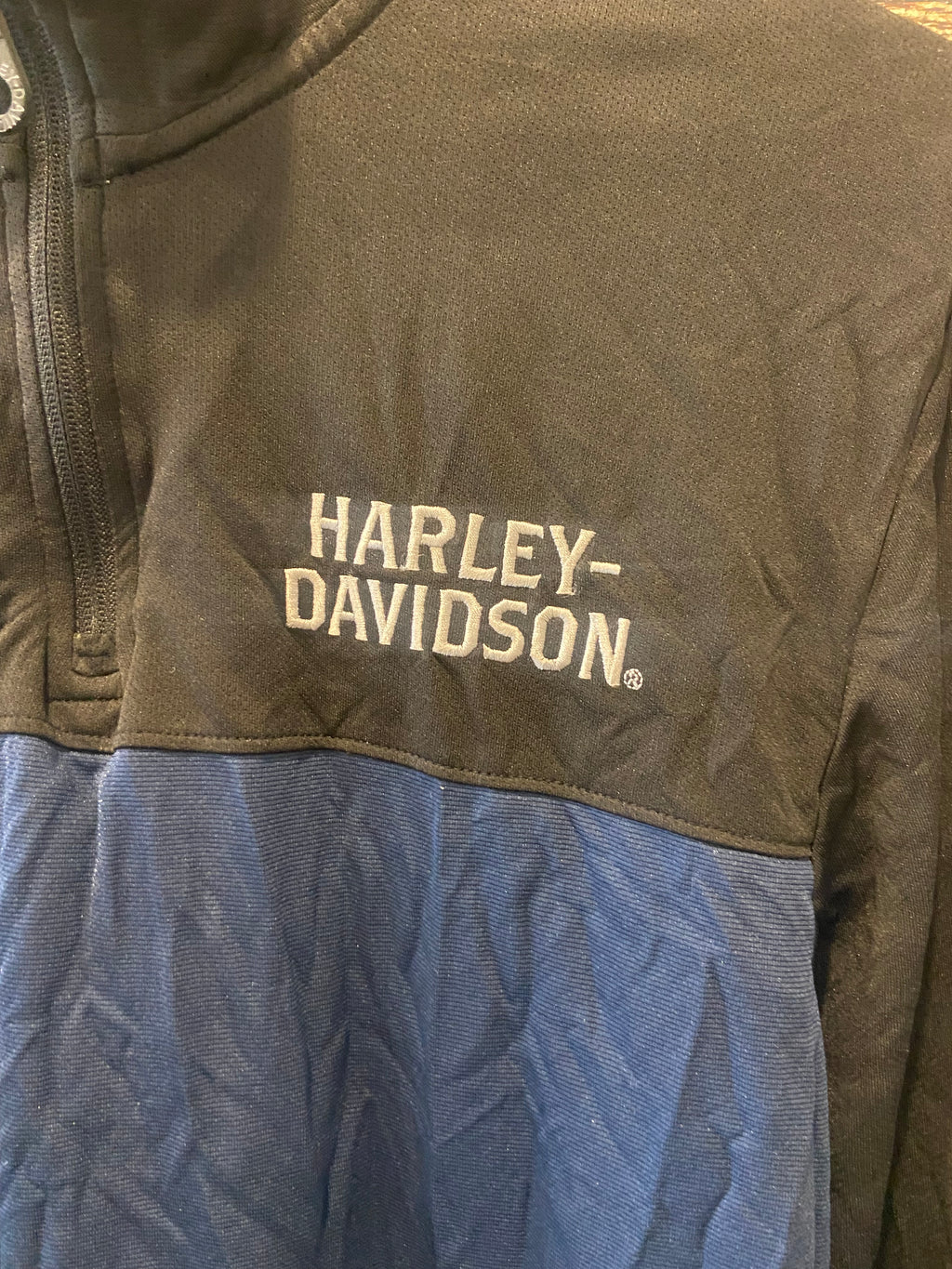 Harley Davidson, Quarter Zip Up, Large