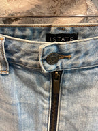 1. State Jean Skirt