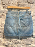 1. State Jean Skirt