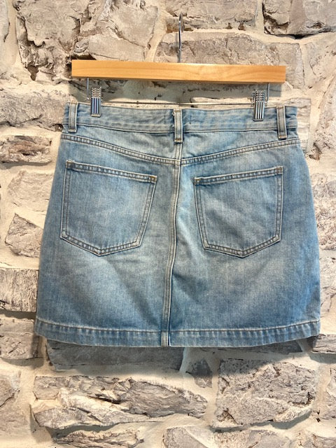 1. State Jean Skirt