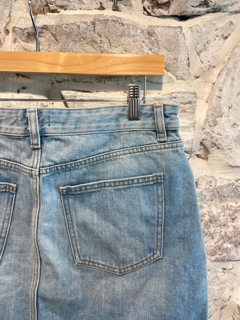 1. State Jean Skirt